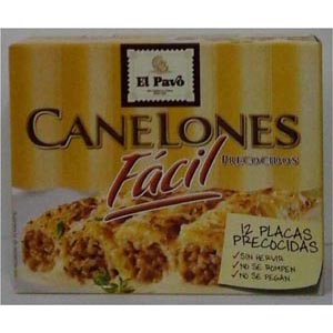 Canelones 120 Placas El Pavo