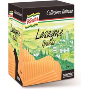 Lasaña Gastronorm  5 Kgs Knorr
