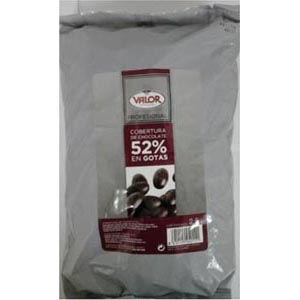 Cobertura Gotas Choc.52% C/ 5-K Valor