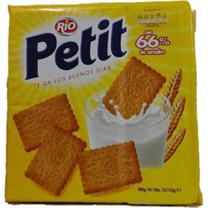 Galletas Tostada 400 Gr Petit Rio