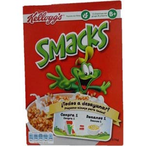 Cereales Kelloggs Smacks 375 Gr.