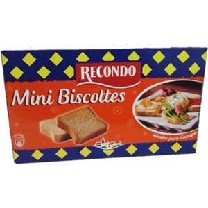 Mini Biscootes 120 Gr Recondo