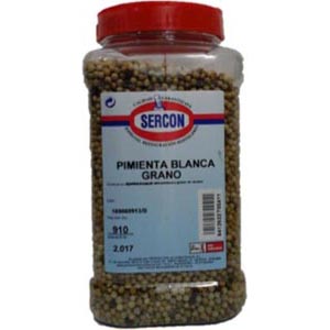 Pimienta Blanca Grano Hotelero  900 Gr.