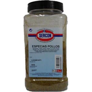 Especias Pollo (Sazonador) Hotel. 910 Gr.