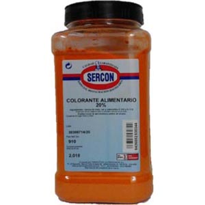 Colorante Alimentario 20% Esp. 910 Gr.