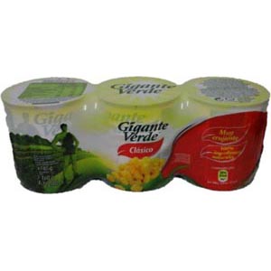 Maiz Dulce 1/4 Pack-3 Gigante Verde