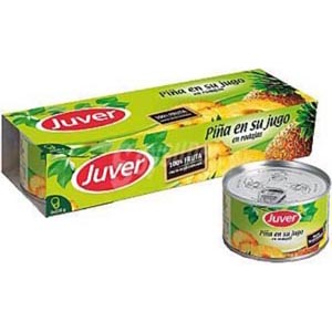 Piña Jugo 1/4 Pack 3 Juver