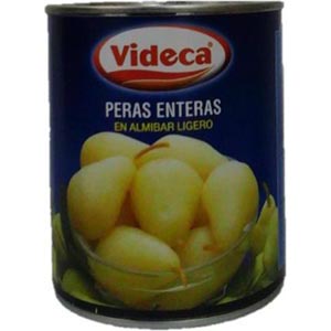 Peras Baby Almibar 1 K. Videca