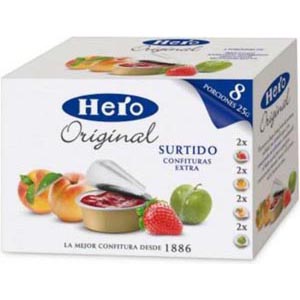 Confitura Surtida 8 Variedades 25 Gr. Hero