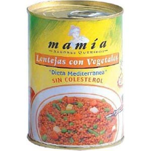 Lentejas Vegetales 1/2 Mamia