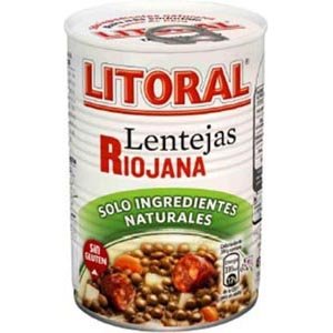 Lenteja Riojana  430Gr. Litoral