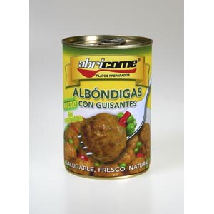 Albondigas Guis 420G+25% Abricome