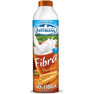 Leche Fibra 1 L. P*6  Asturiana
