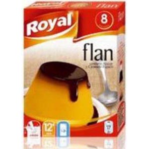 Flan C/ Caramelo Doble 8 Flanes Royal