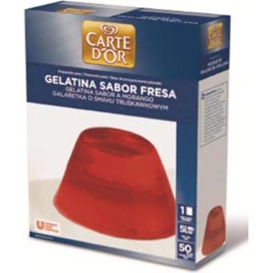 Gelatina  Fresa 850 Gr Carte Dor