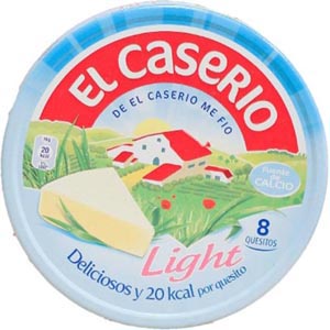 Queso Ligero" 8 Porciones El Caserio"