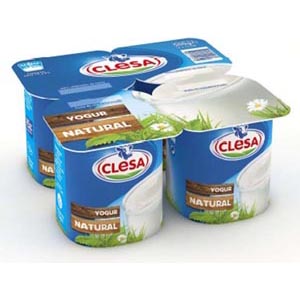 417 Yogur Natural 4X125 Gr. Clesa