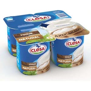 463 Yogur Natural Azucarado 4X125 Gr. Clesa