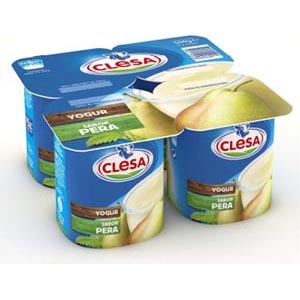 422 Yogur Sabor Pera 4X125 Gr. Clesa