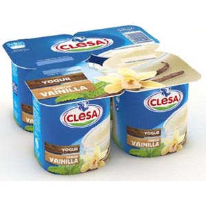 356 Yogur Sabor Vainilla 4X125 Gr. Clesa
