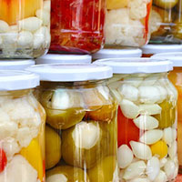 Aceitunas, encurtidos y ensaladas