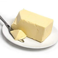 Mantequilla, margarina y nata.
